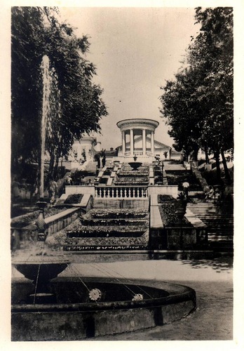 Кишинёв - Каскадная лестница в ЦПКиО (фото Д.Яцкул) 1956