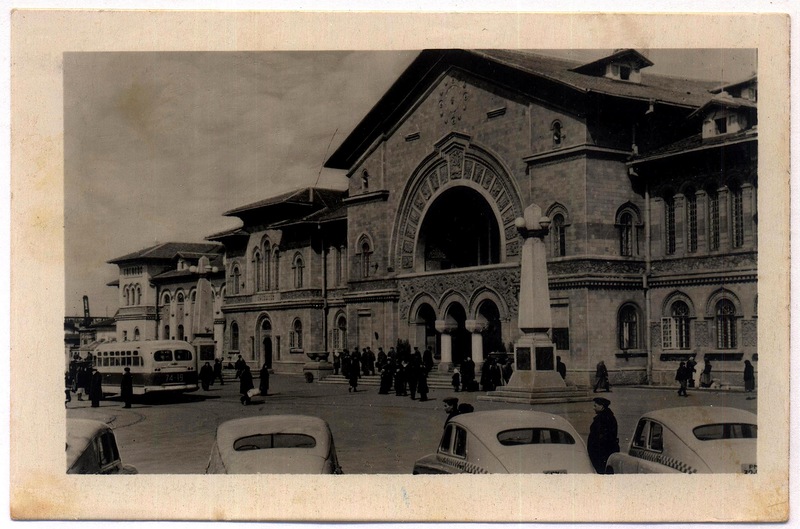 Кишинёв - железнодорожный вокзал (фото Д.Яцкул) 1956