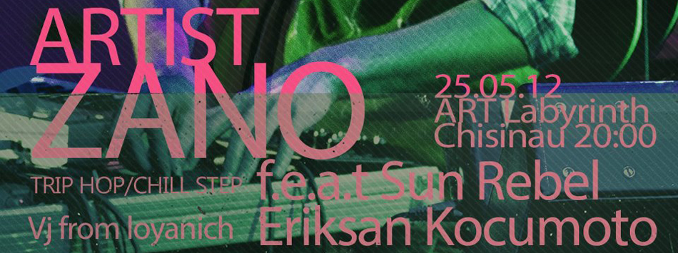 Live Music &#8212; ZANO | SUN REBEL | Eriksan Kocumoto