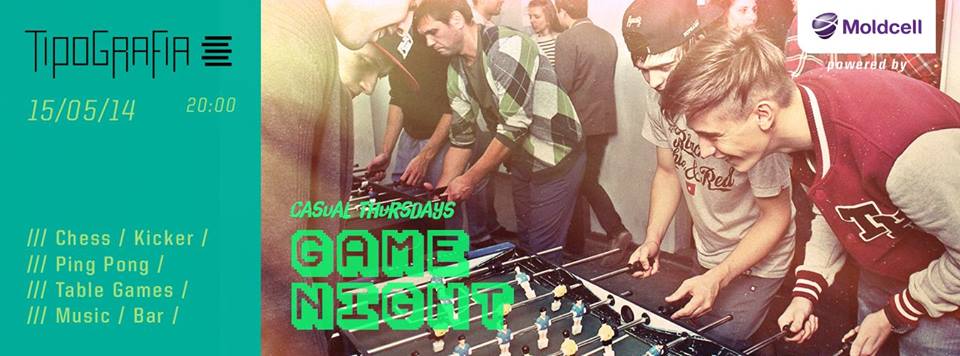GAME NIGHT- casual thursdays