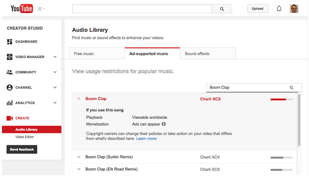 YouTube-Audio-Library