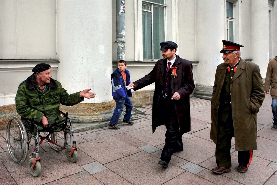 Street life in St.Petersburg Russia