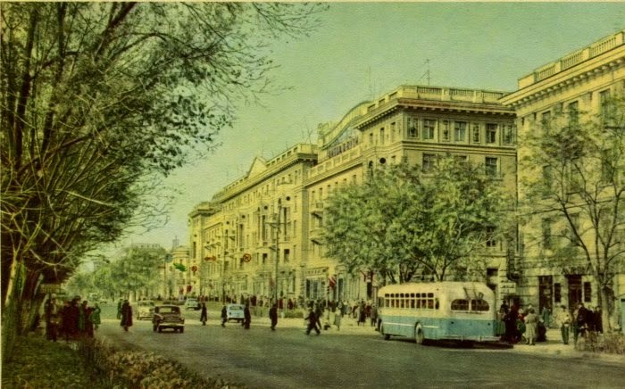Проспект Ленина (нынешний бул. Штефана чел Маре), 1960-е гг.