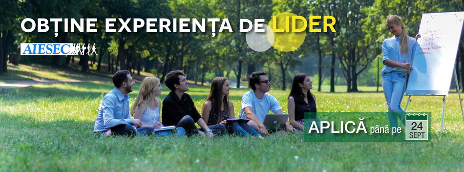 AIESEC Chișinău recrutează