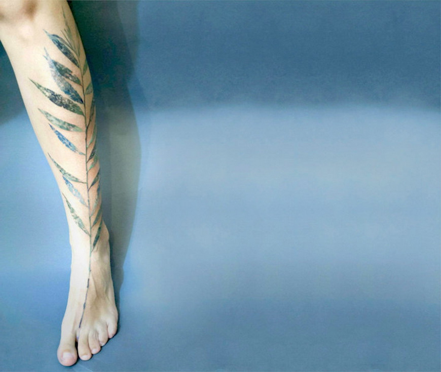Татуировка на тело цветная 