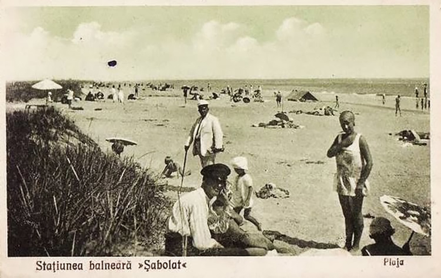На пляже Шаболата. Межвоенный период.