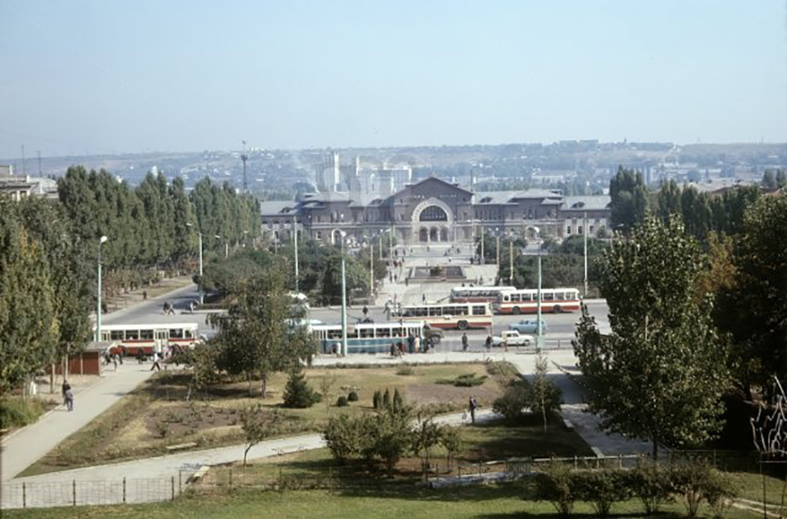 Image: 0077291048, License: Rights managed, Railway station in Kishinev., Place: Kishiney,Moldova, Model Release: No or not aplicable, Credit line: Profimedia.com, Ria Novosti