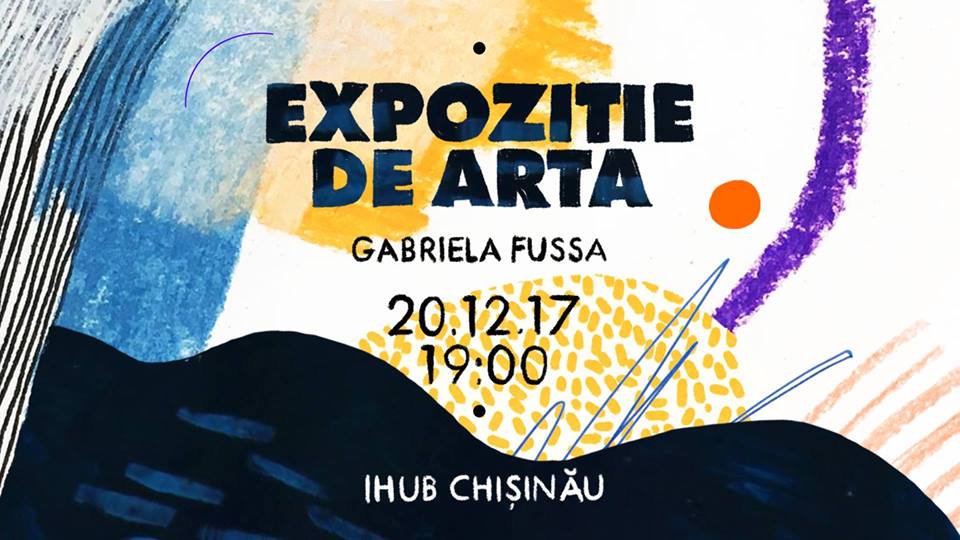 Expozitie de tablouri a Gabrielei Fussa “Blue Illusion” @ iHub
