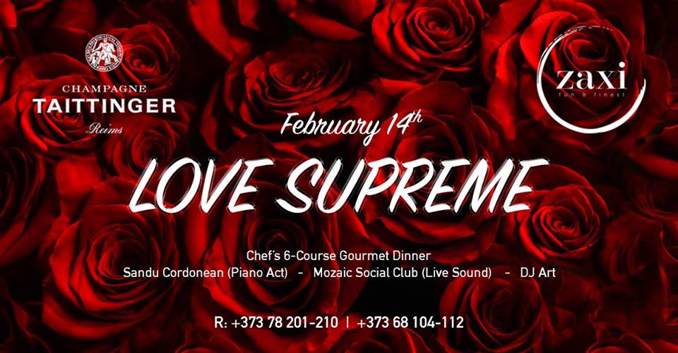 St. Valentine&#8217;s Love Supreme @ ZAXI