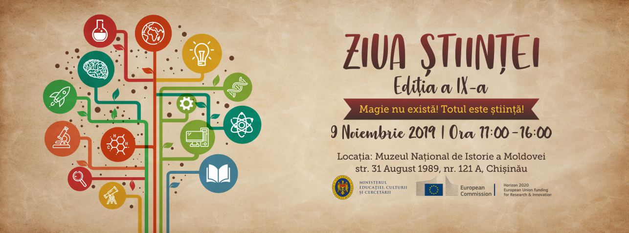 Cea de-a IX-a ediție a Zilei Științei va fi marcată la Muzeul Național de Istorie