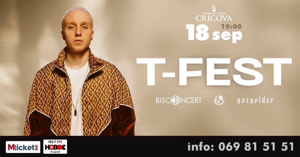 Сольный Концерт T-Fest в Молдове!