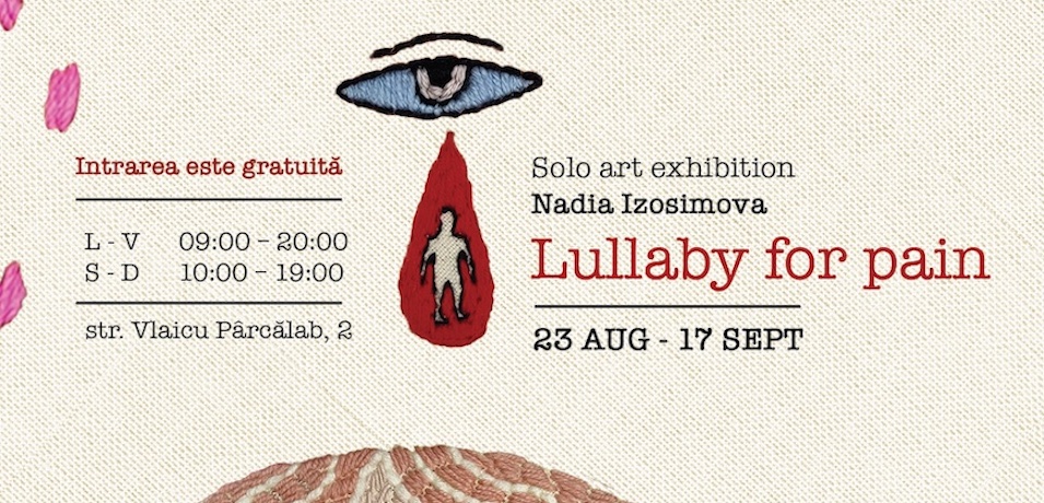 Cartego Bookstore anunță deschiderea expoziției de artă „Lullaby for Pain”, semnată de artistă Nadia Izosimova