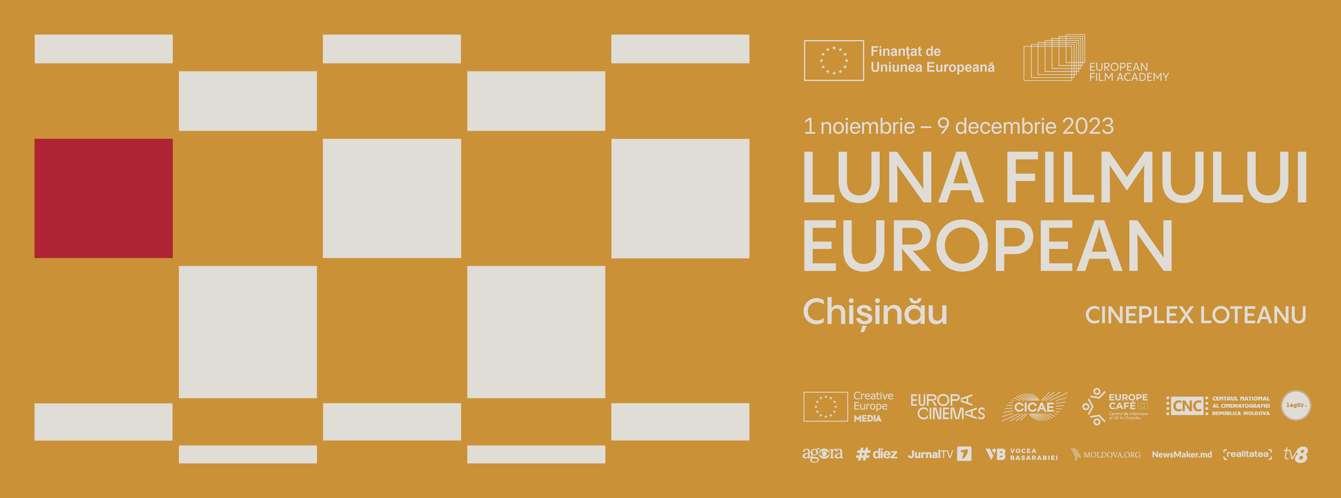 В Кишинёве впервые пройдёт крупное кинособытие «Месяц европейского кино»