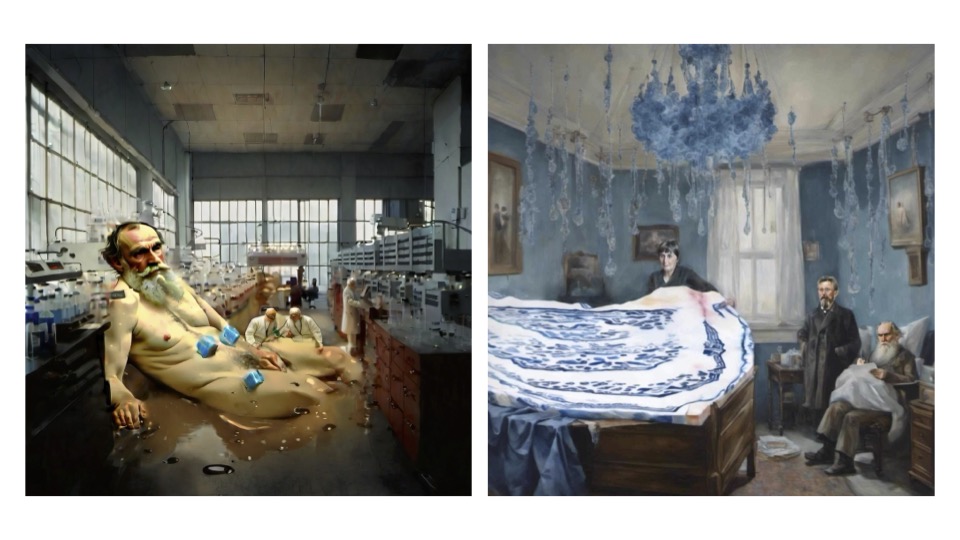 В Кишинёве пройдёт выставка Владимира Сорокина «Голубое сало». До этого картины выставлялись в Нью-Йорке и Берлине