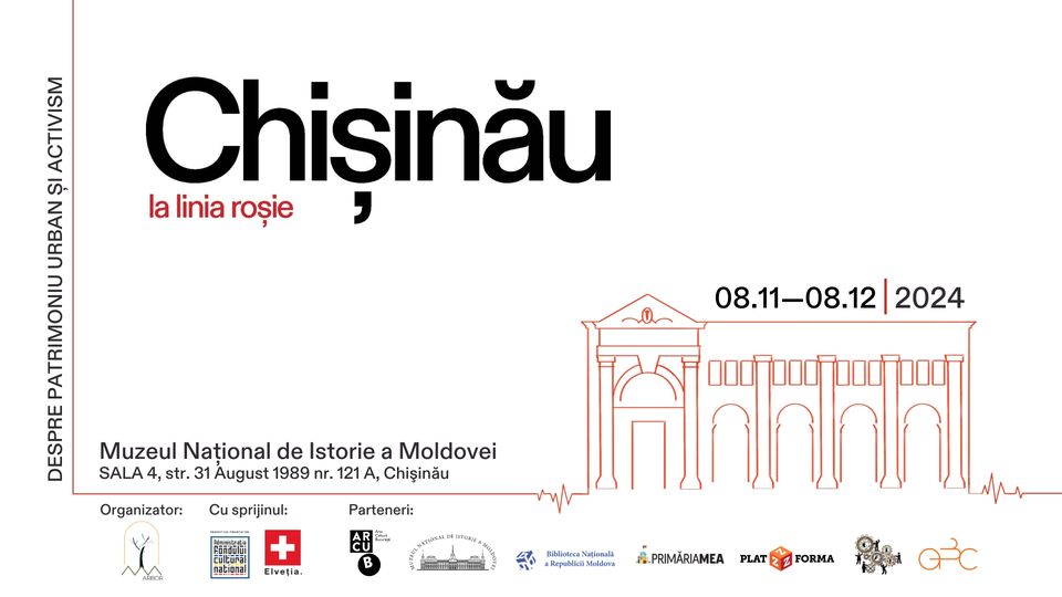 Chișinău la linia roșie – expoziție documentară despre patrimoniul urban și intervenție civică, la Muzeul Național de Istorie a Moldovei