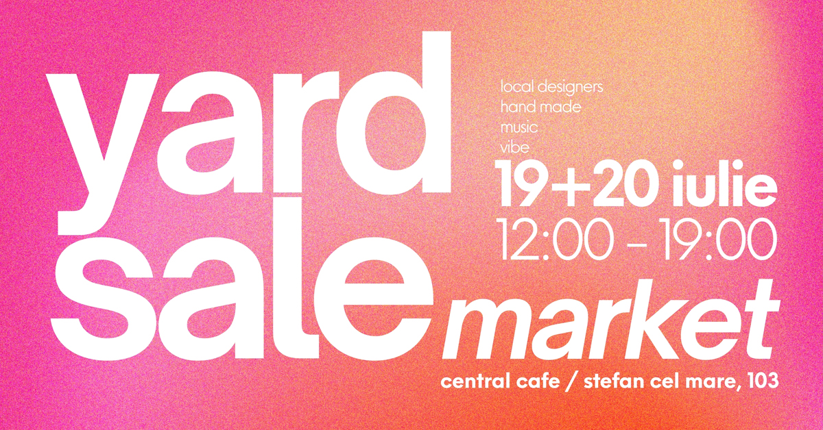 19 и 20 июля в центре Кишинева пройдёт Summer Yardsale Market