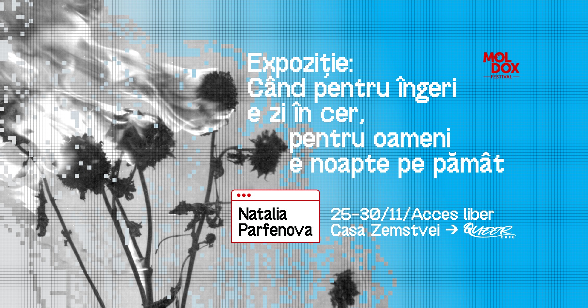 Expoziție „Când pentru îngeri e zi în cer, pentru oameni e noapte pe pământ”