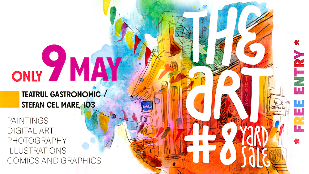 Впервые YardSale THE ART пройдет возле Teatrul Gastronomic 